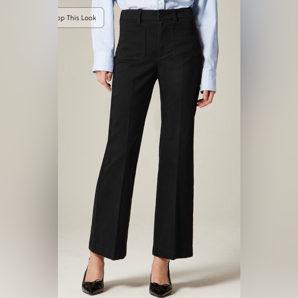 J.Crew Charley kickout cropped pant in chino - Picture 2 of 10